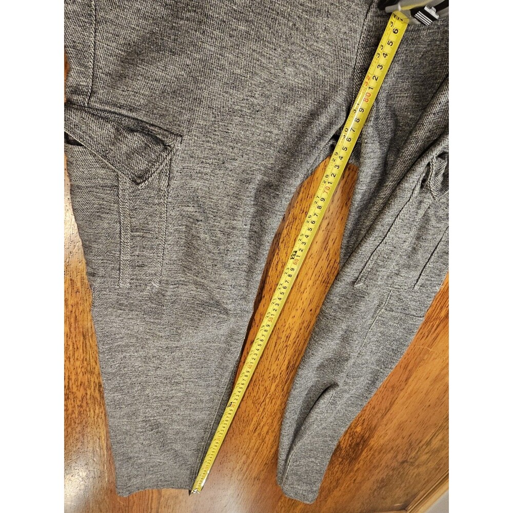 7 For All Mankind Pants Mens Cargo Melange Grey Joggers Large Athleisure Size 34 - Picture 7 of 11
